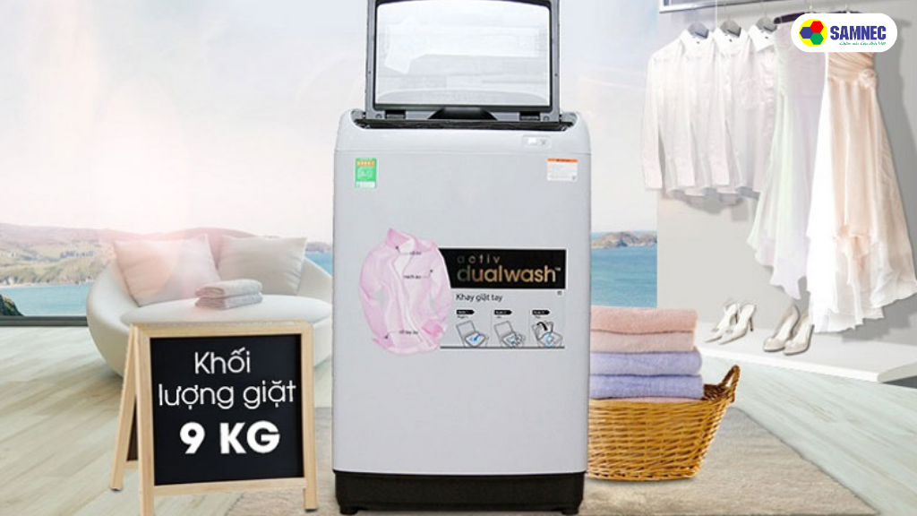 nhược điểm của máy giặt cửa trên 