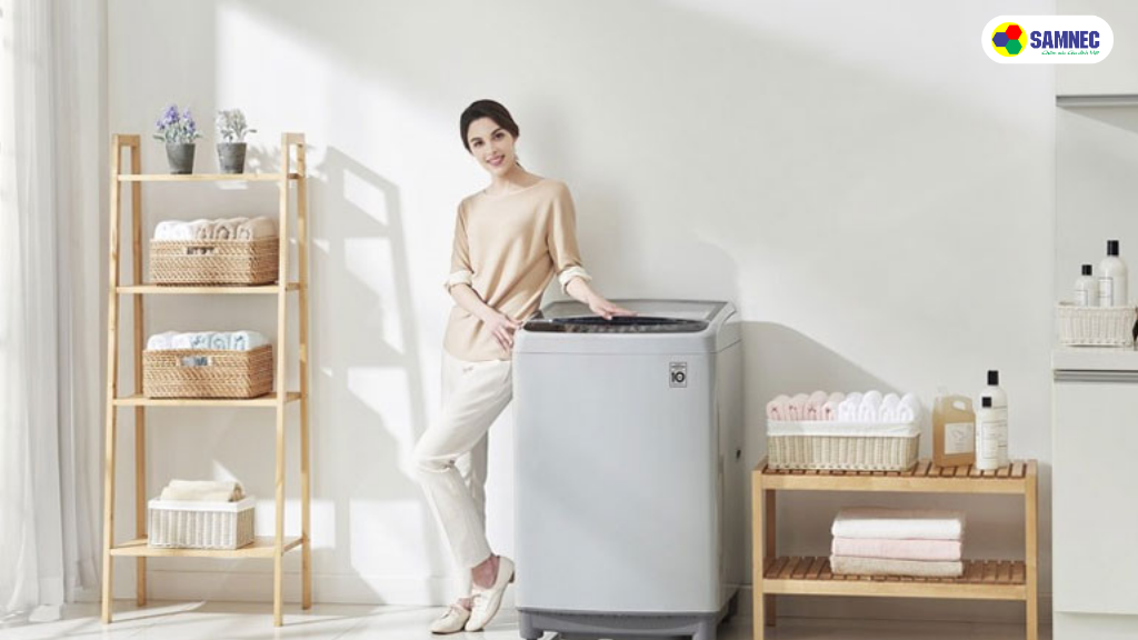 ưu điểm của máy giặt cửa trên