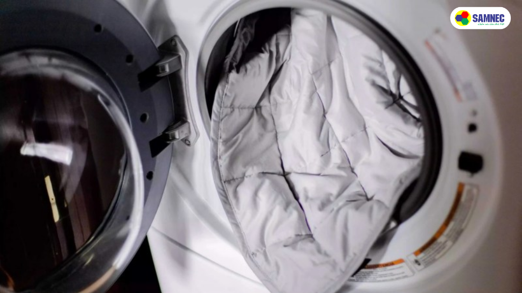 giặt topper bằng máy giặt