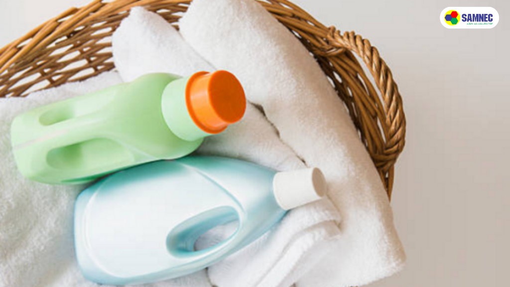 không sử dụng hoá chất mạnh để giặt thảm