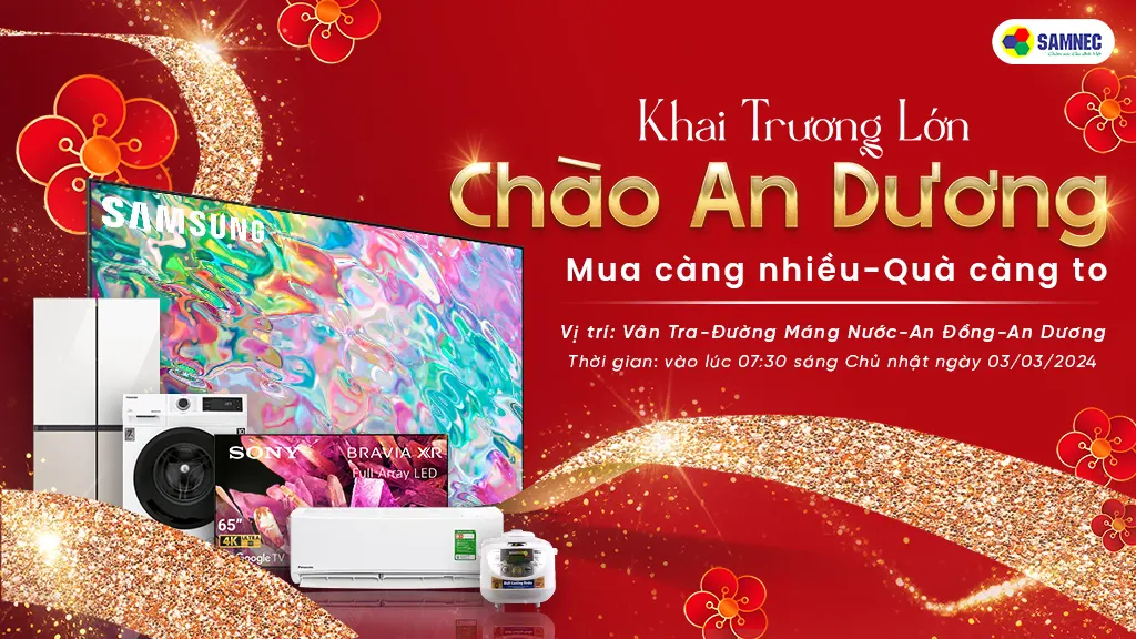 khai trương samnec an dương