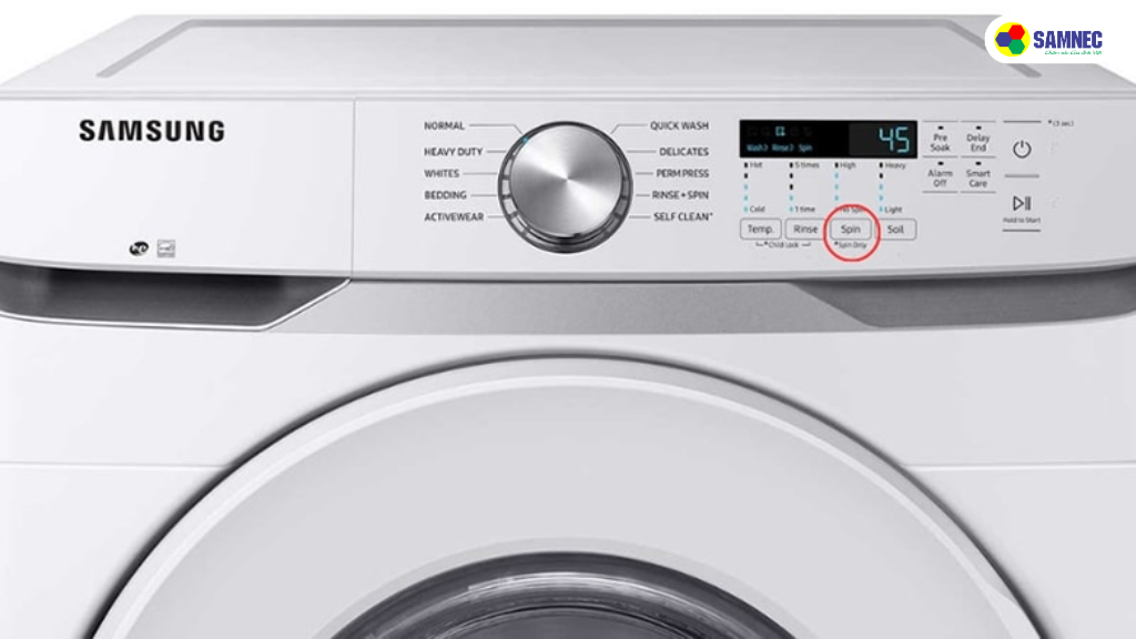 Máy giặt Samsung bị khóa cửa: