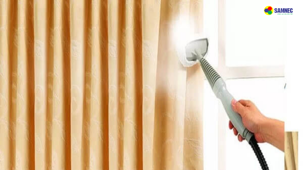 giặt rèm cửa bằng hơi nước