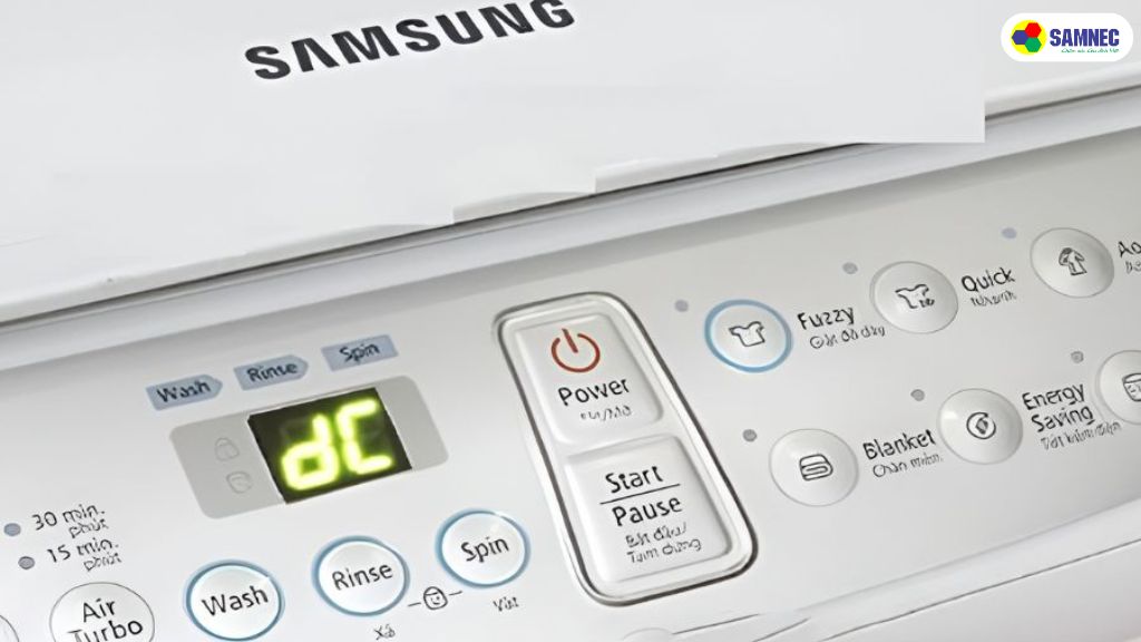 Lỗi DC trên máy giặt Samsung là gì?