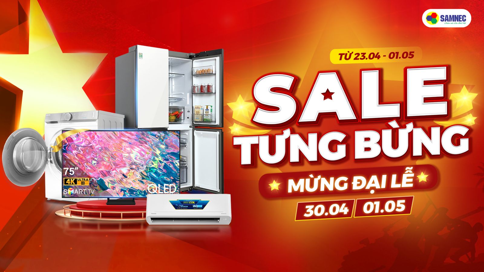 mừng dại lễ 30/4 - 1/5