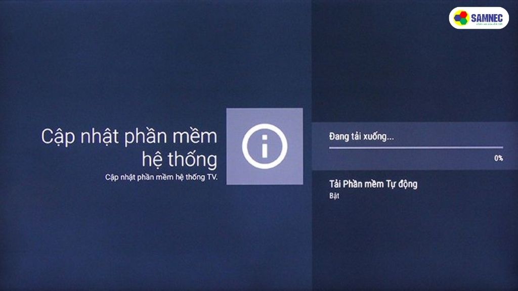 Cập nhật phần mềm tivi 