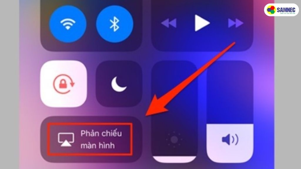 Kết nối qua ứng dụng AirScreen trên điện thoại