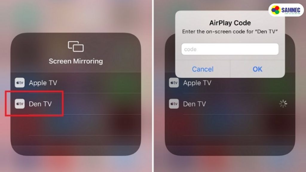 Kết nối qua AirPlay