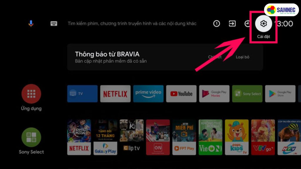 Cách kết nối tivi Sony với loa Bluetooth 