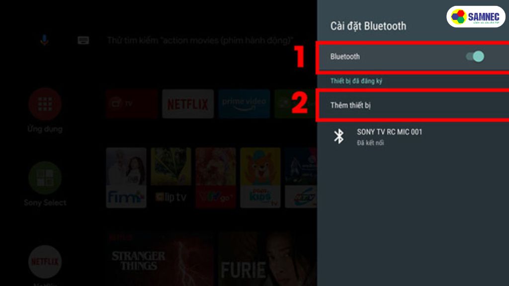 Cách kết nối tivi Sony với loa Bluetooth 
