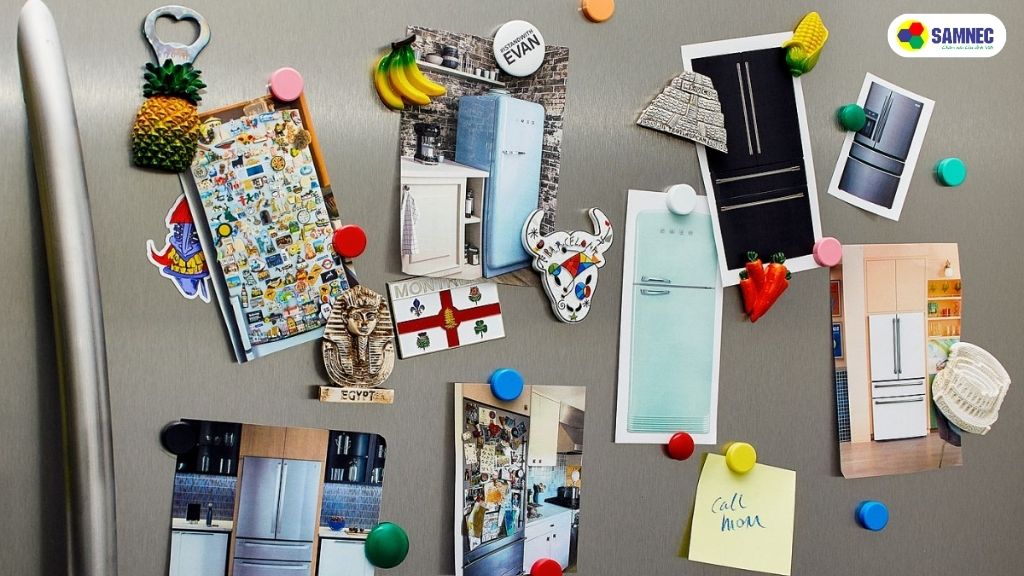 Ứng dụng của nam châm trang trí tủ lạnh