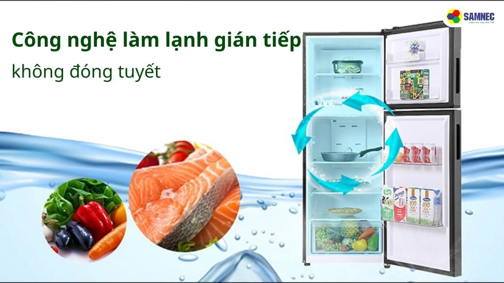 Công nghệ làm lạnh gián tiếp trên tủ lạnh