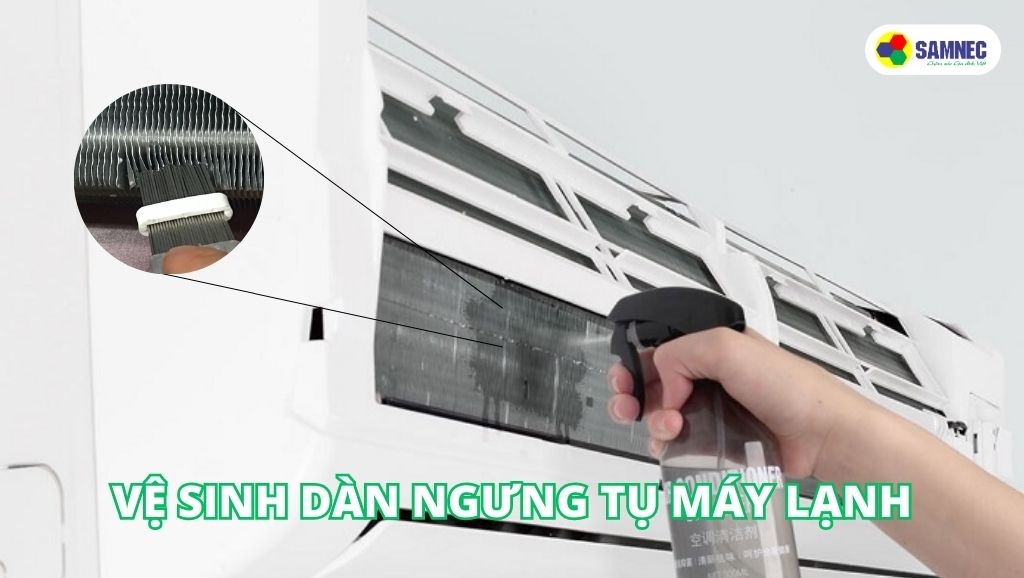 Vệ sinh dàn ngưng tụ máy lạnh