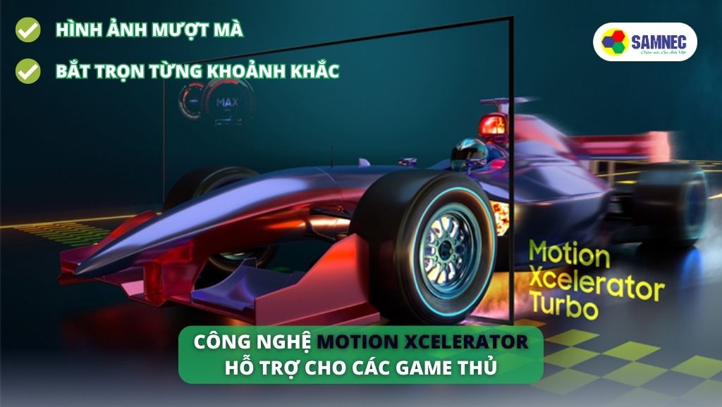 Công nghệ Motion Xcelerator trên tivi Samsung AU7700