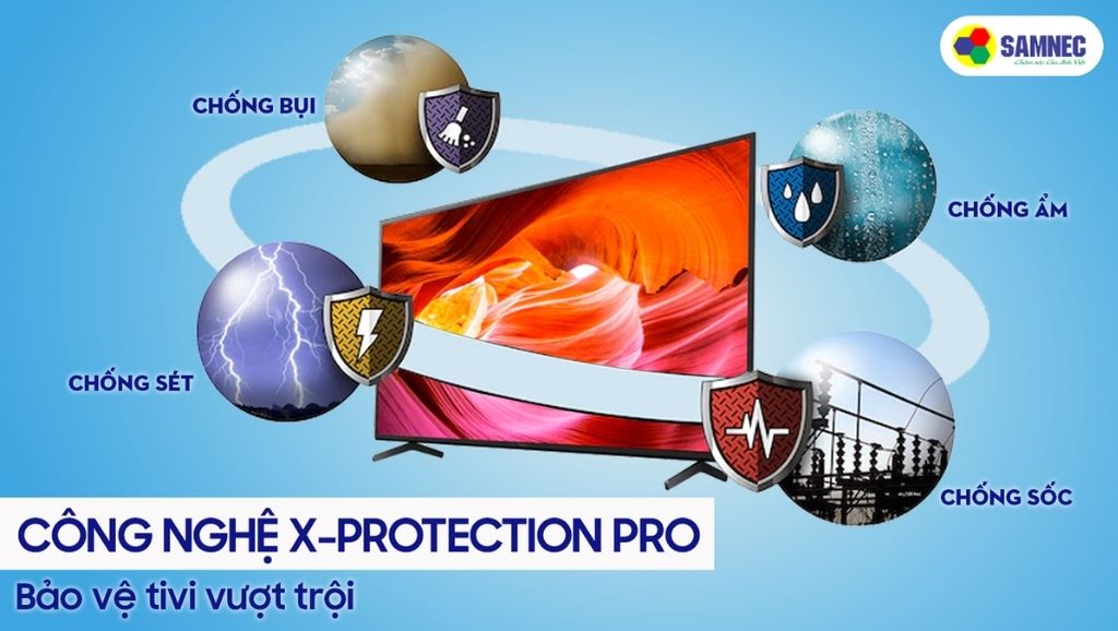 Công nghệ X-Protection Pro trên tivi Sony X75K