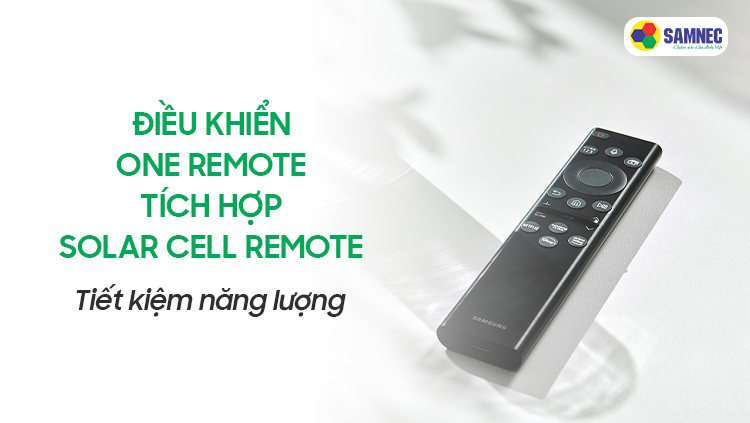 Điều khiển sạc pin năng lượng mặt trời của tivi Samsung CU8500