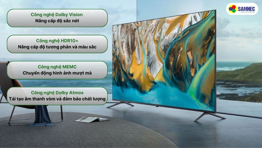 Công nghệ hình ảnh và âm thanh tivi Xiaomi
