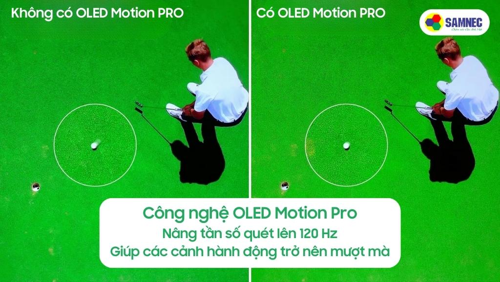 Công nghệ OLED Motion Pro của Tivi LG G1PTA