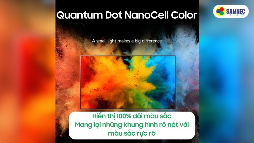 Công nghệ Quantum Dot NanoCell Color của Tivi LG 91TPA