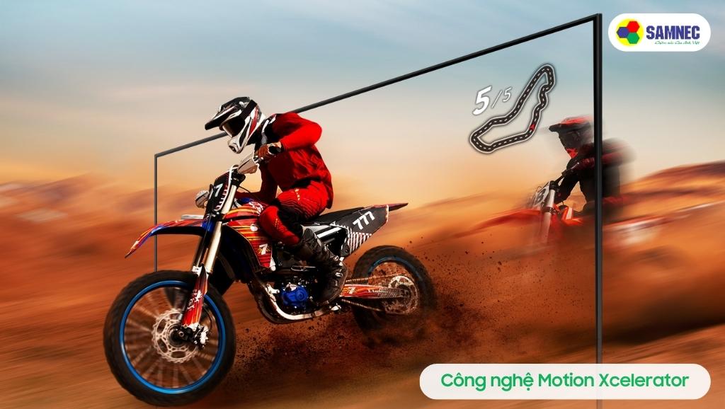 Công nghệ Motion Xcelerator của Tivi Samsung AU7700