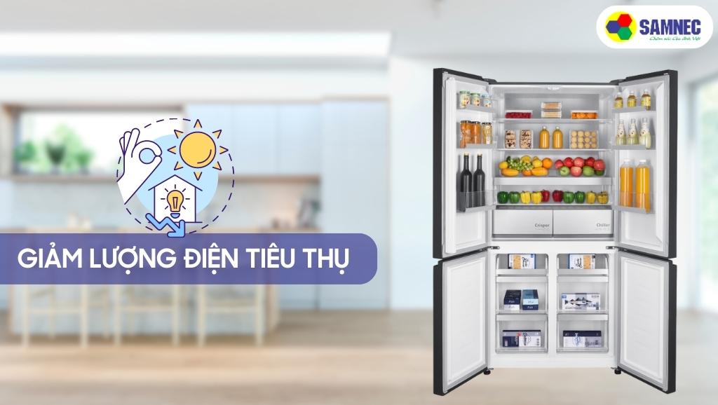 Giảm thiểu lượng điện tiêu thụ cho tủ lạnh Beko