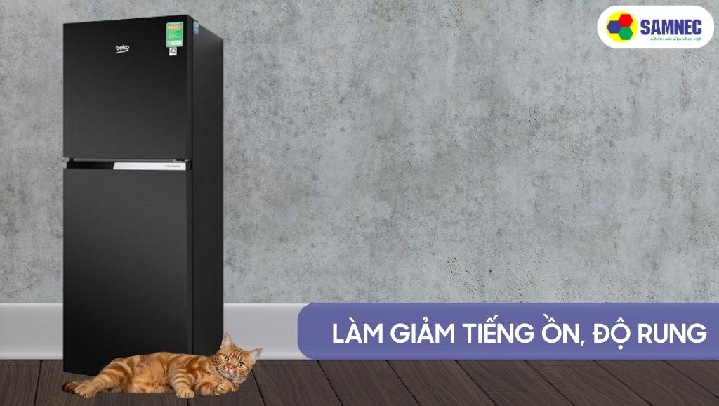 Làm giảm tiếng ồn và độ rung của tủ lạnh Beko