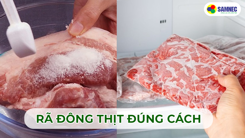 Rã đông thịt đúng cách