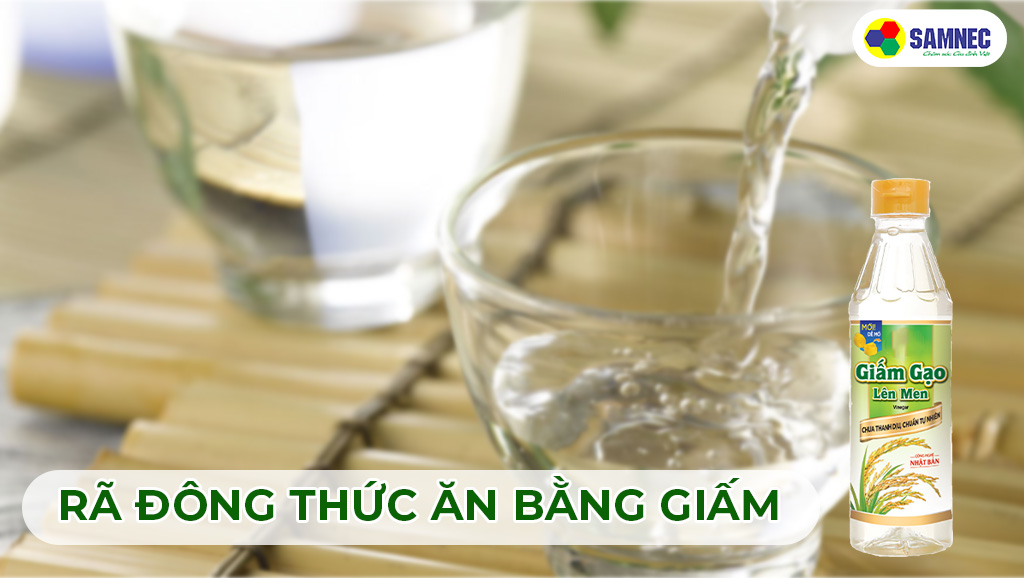 Rã đông thức ăn bằng giấm
