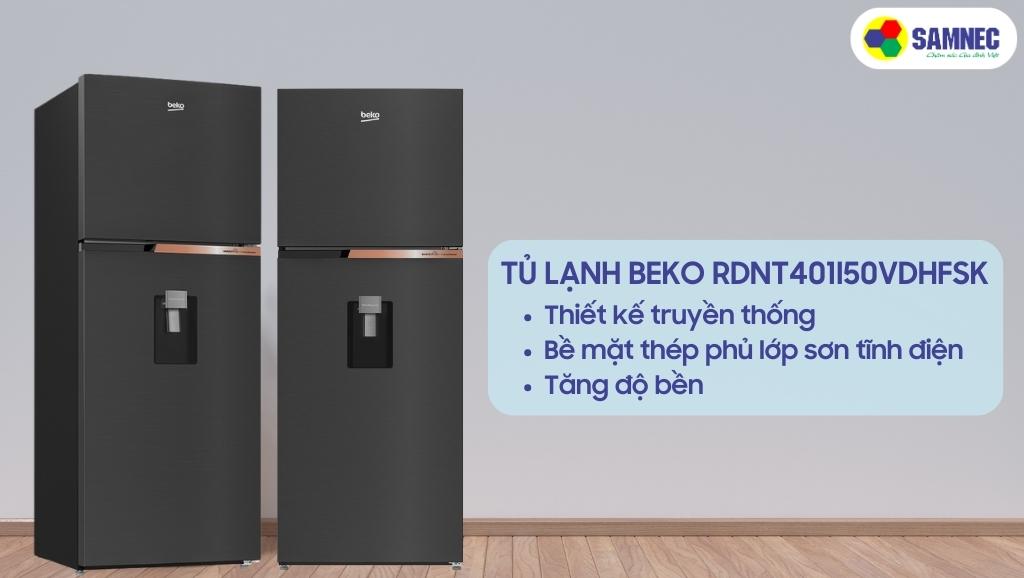 Tủ lạnh Beko ngăn đá trên 401 lít RDNT401I50VDHFSK