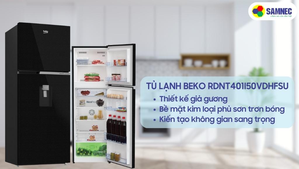 Tủ lạnh Beko ngăn đá trên 401 lít RDNT401I50VDHFSU