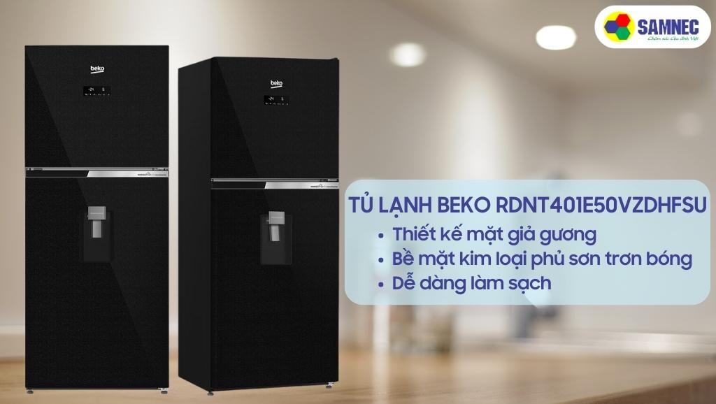 Tủ lạnh Beko ngăn đá trên 401 lít RDNT401E50VZDHFSU