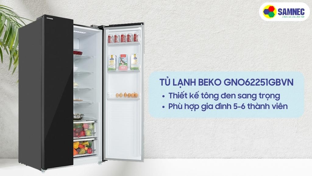 Tủ lạnh Beko 622 lít GNO62251GBVN