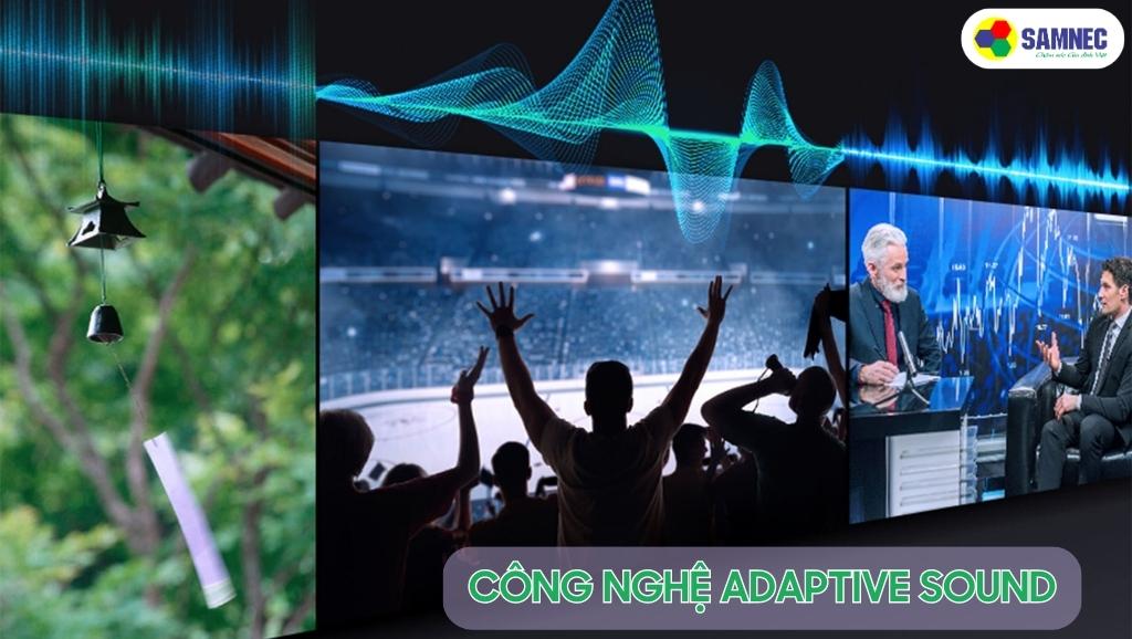 Công nghệ Adaptive Sound của tivi Samsung Q60B