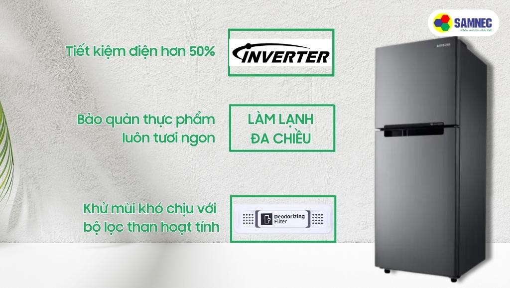 Công nghệ của tủ lạnh Samsung Inverter 208 lít RT19M300BGS/SV
