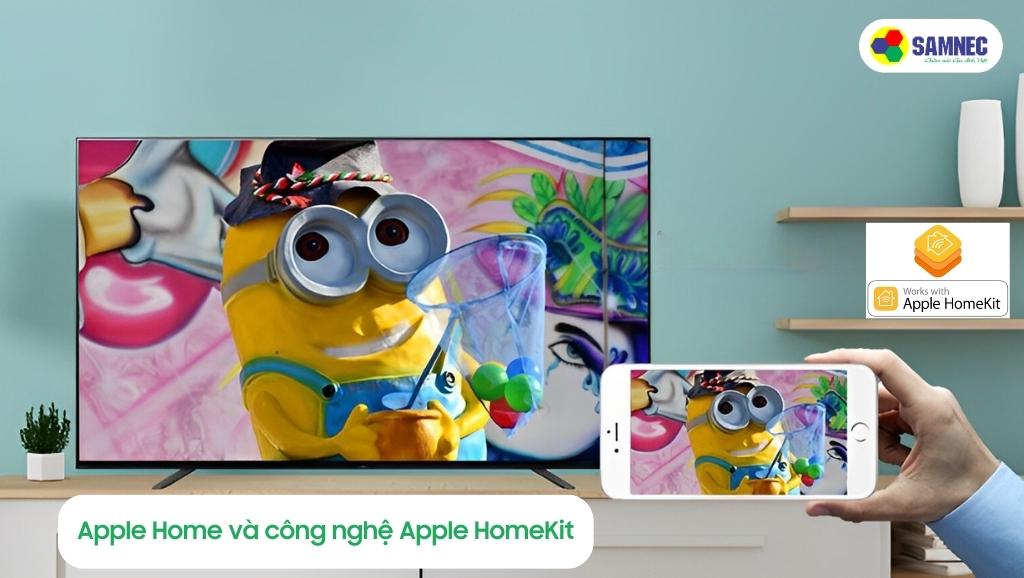 Tivi Sony X95L tích hợp Apple Home và công nghệ Apple HomeKit