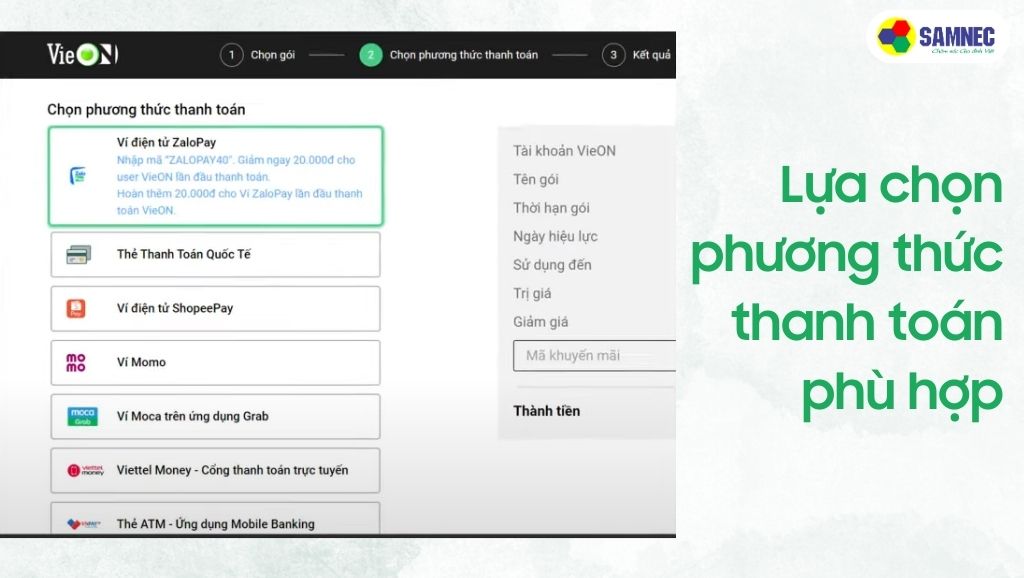 Lựa chọn gói phù hợp với nhu cầu giải trí của bạn