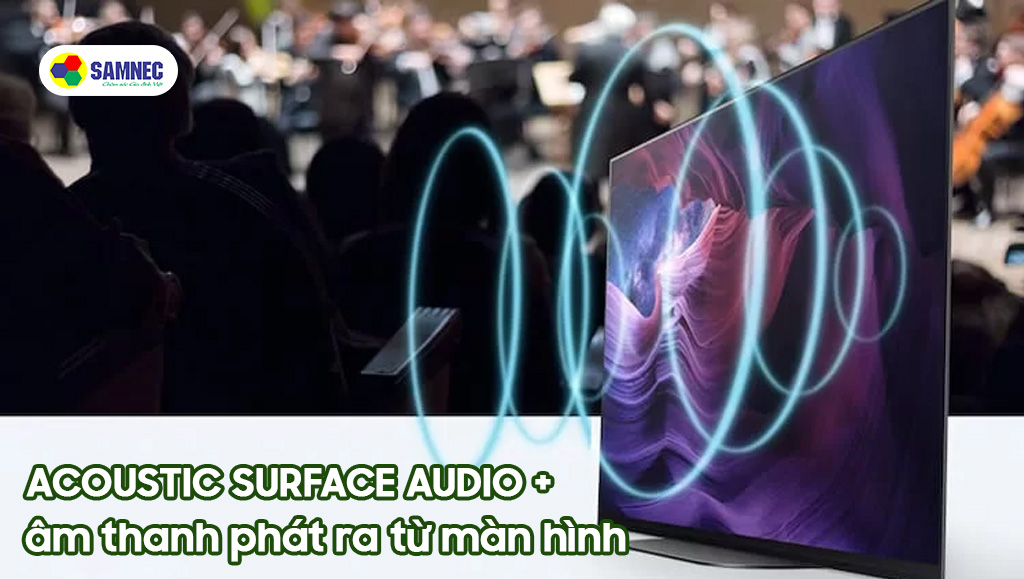 Công nghệ Acoustic Surface Audio+ trên A95L