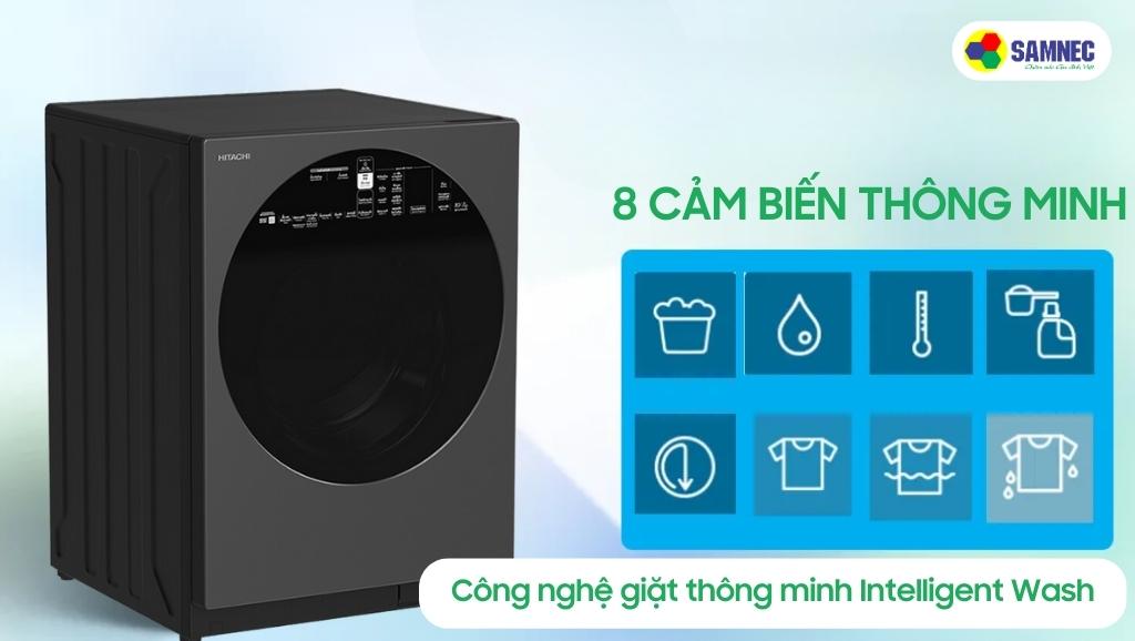 Máy giặt Hitachi 10kg BD-100XGV trang bị công nghệ Intelligent Wash