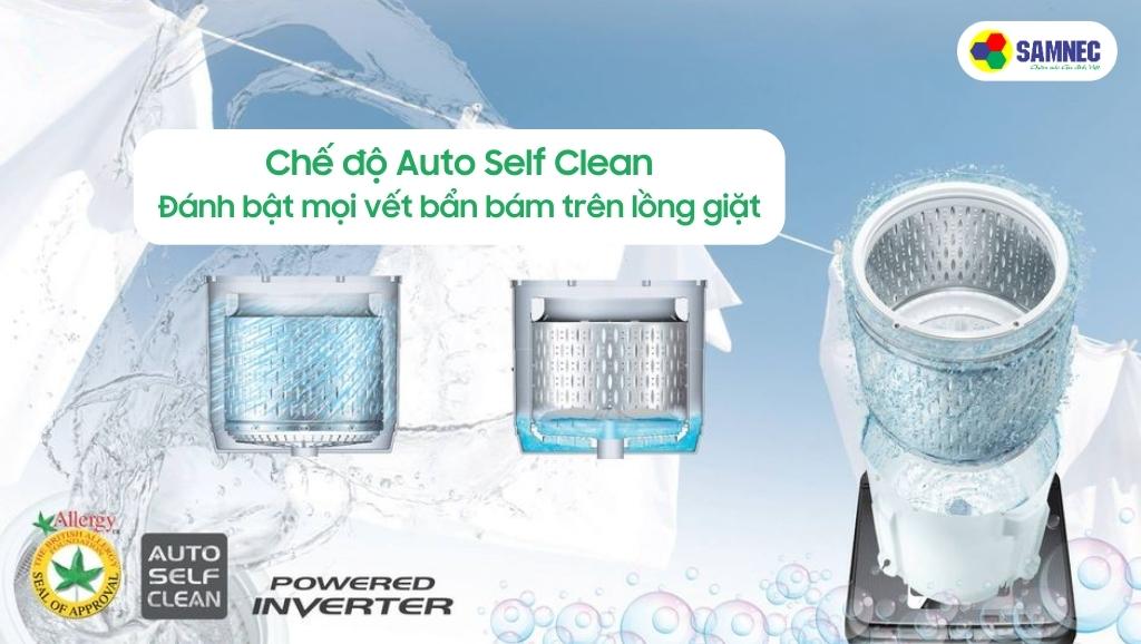 Chế độ Auto Self Clean của máy giặt Hitachi BD-100XGV