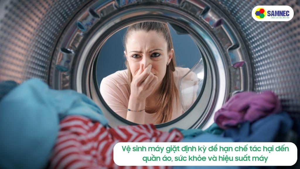 Lý do nên vệ sinh máy giặt định kỳ
