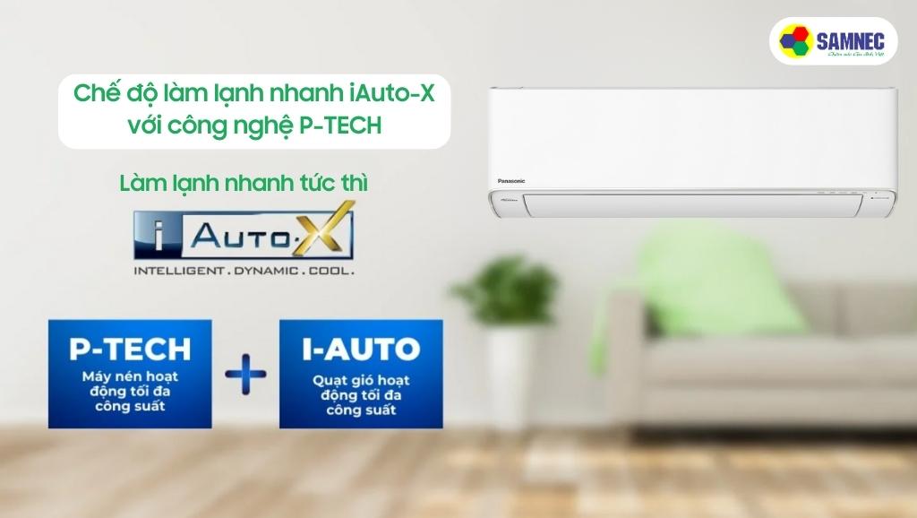 Chế độ iAuto-X với công nghệ P-TECH của điều hòa Panasonic CU/CS-XU12ZKH-8