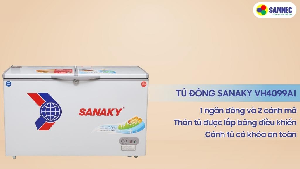 Tủ đông Sanaky 409 lít VH4099A1