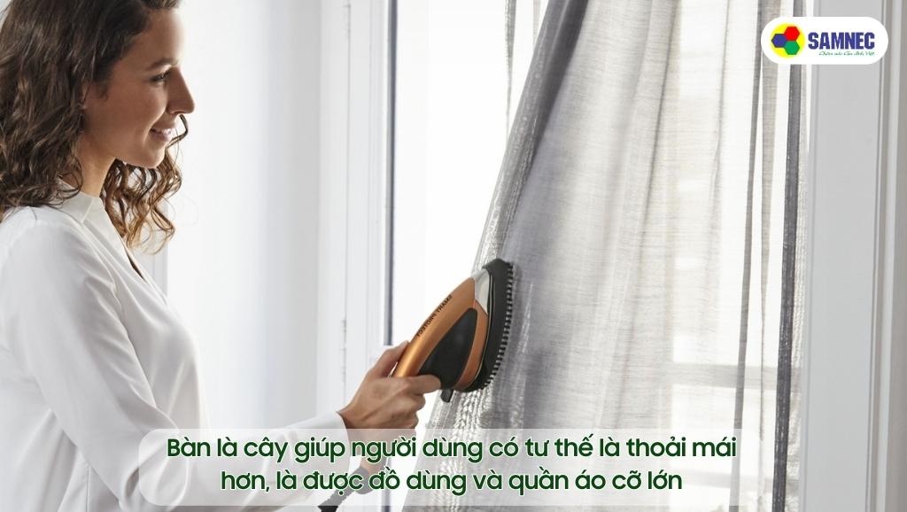 Bàn là cây có độ tiện ích cao hơn so với sản phẩm truyền thống