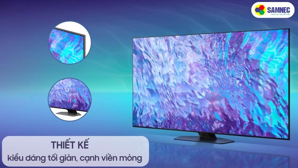 Thiết kế của tivi Samsung QLED 4K 50Q80C