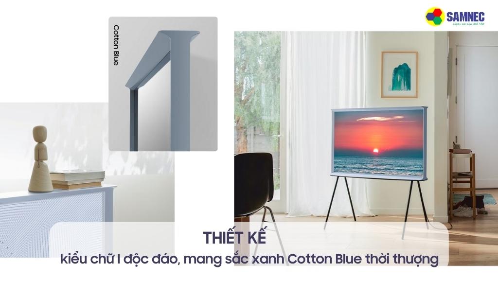 Smart tivi Samsung The Serif 4K 50LS01BB