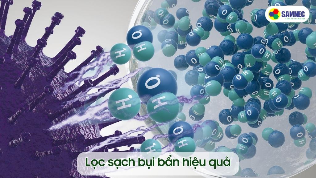 Lọc sạch bụi bẩn hiệu quả