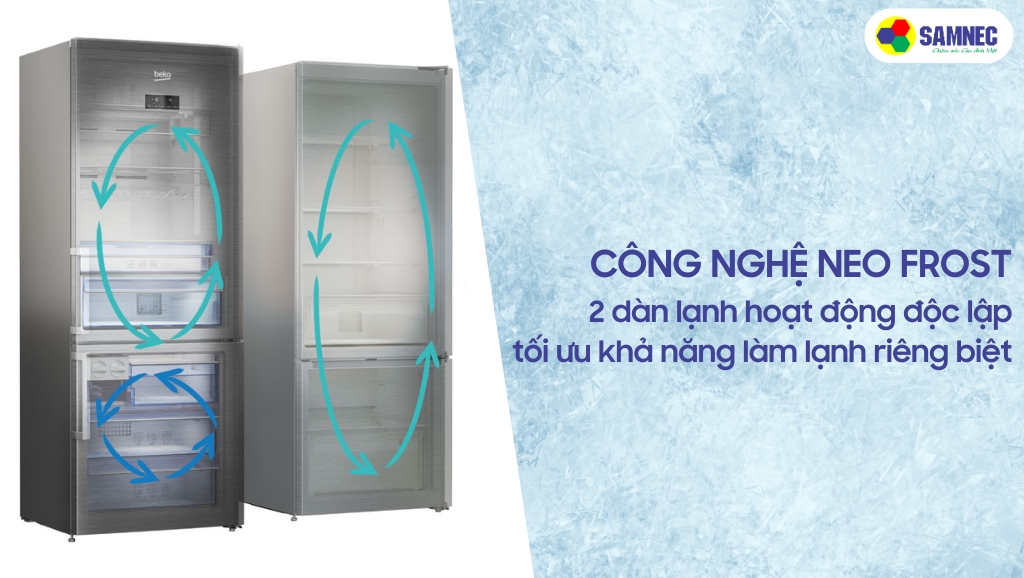 Làm đá nhanh với công nghệ NeoFrost