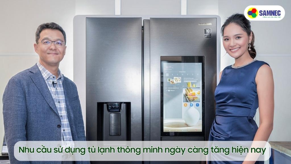 Nhu cầu sử dụng tủ lạnh thông minh ngày càng tăng