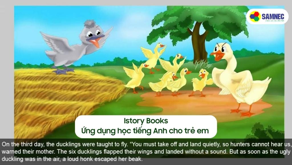 Ứng dụng istory books trên tivi-ứng dụng học tiếng anh cho trẻ em