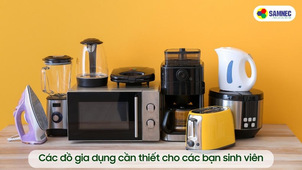 Đồ gia dụng cần thiết cho sinh viên
